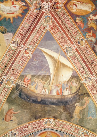 Das Boot des Heiligen Petrus, um 1366-1368 von Andrea di Bonaiuto